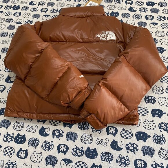Brown Short Down Jacket The North Face Women's - Picture 2 of 11